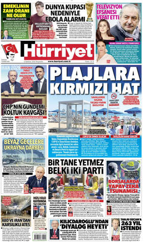 Cover of Hurriyet