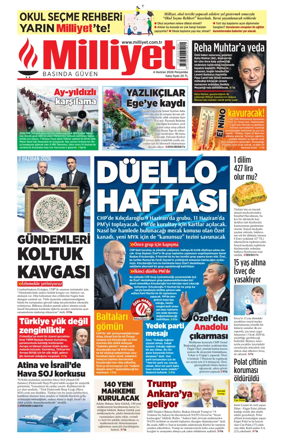 Cover of Milliyet