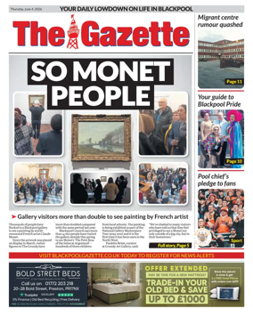 Cover of Blackpool Gazette