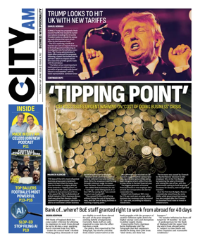 Cover of City AM