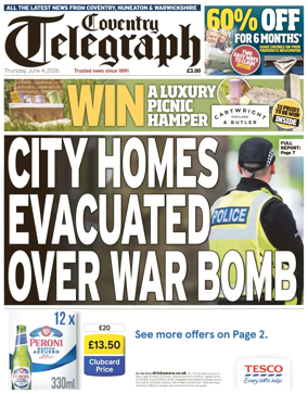 Cover of Coventry Telegraph