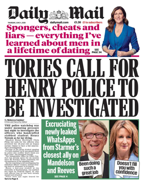 Cover of Daily Mail