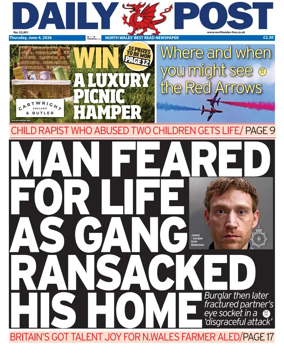 Cover of Daily Post (North Wales)