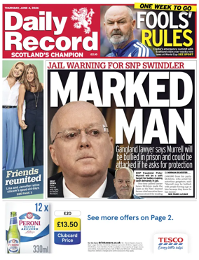 Cover of Daily Record