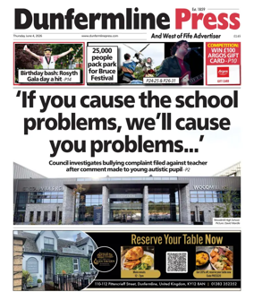 Cover of Dunfermline Press