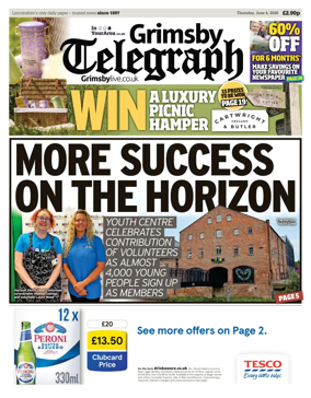 Cover of Grimsby Telegraph