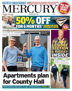 Cover of Hertfordshire Mercury