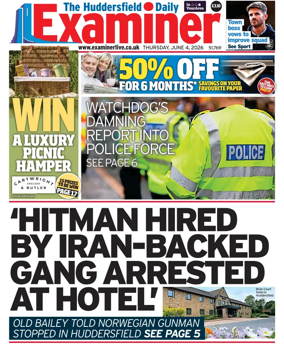 Cover of Huddersfield Daily Examiner