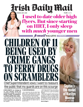 Cover of Irish Daily Mail
