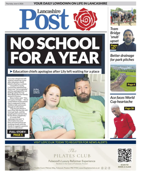 Cover of Lancashire Evening Post