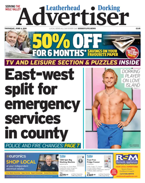 Cover of Leatherhead & Dorking Advertiser