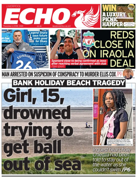 Cover of Liverpool Echo