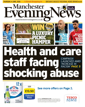 Cover of Manchester Evening News