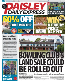 Cover of Paisley Daily Express