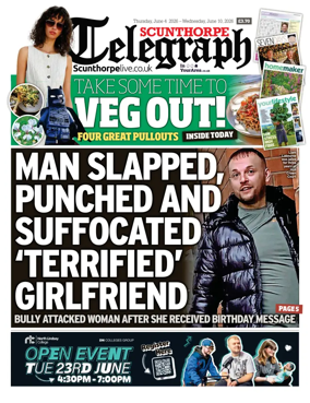 Cover of Scunthorpe Telegraph