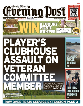 Cover of South Wales Evening Post