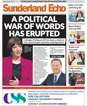 Cover of Sunderland Echo