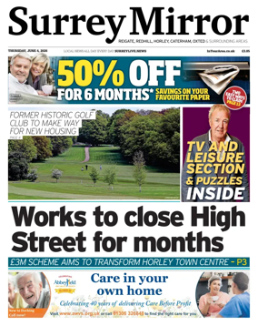 Cover of Surrey Mirror