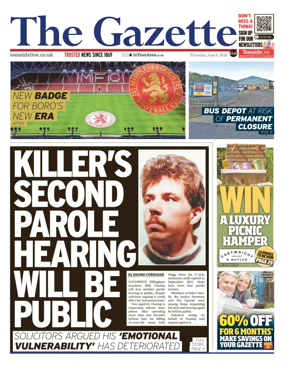 Cover of Teesside Evening Gazette