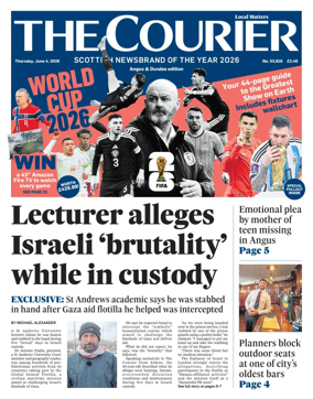 Cover of The Courier & Advertiser (Angus and Dundee)