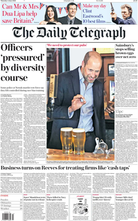 Cover of The Daily Telegraph