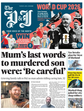 Cover of The Press and Journal (Inverness Highlands and Islands)