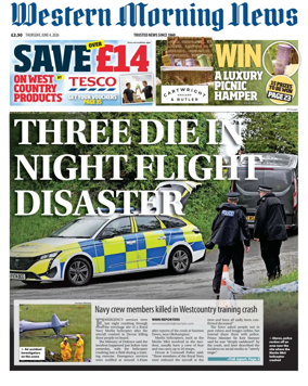 Cover of Western Morning News