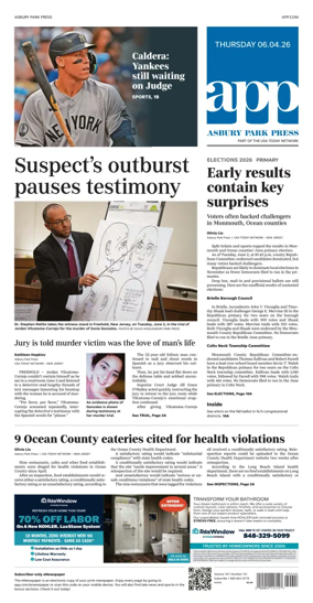 Cover of Asbury Park Press