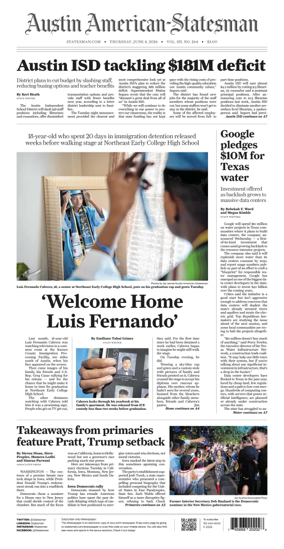 Cover of Austin American-Statesman