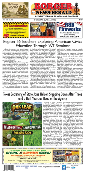 Cover of Borger News-Herald