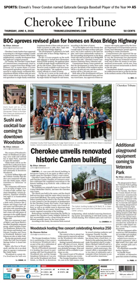 Cover of Cherokee Tribune