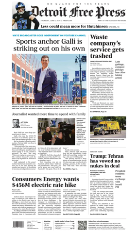 Cover of Detroit Free Press