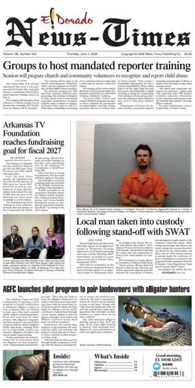 Cover of El Dorado News-Times (VCID - Camden News)