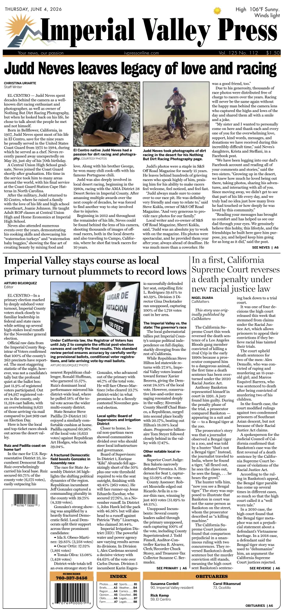 Cover of Imperial Valley Press