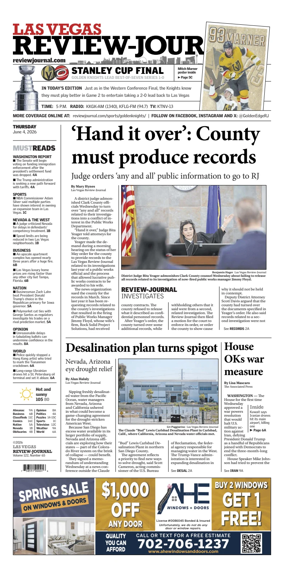 Cover of Las Vegas Review-Journal