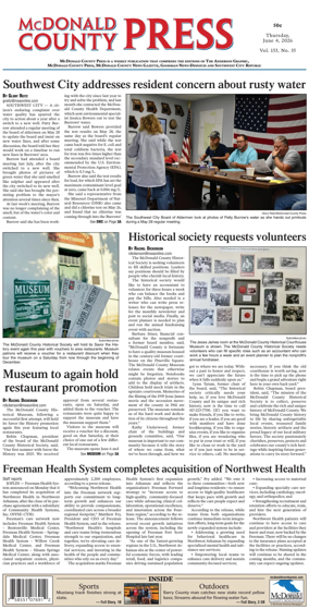 Cover of McDonald County Press