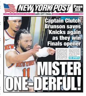 Cover of New York Post