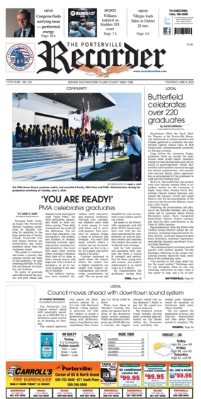 Cover of Porterville Recorder