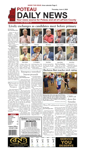 Cover of Poteau Daily News