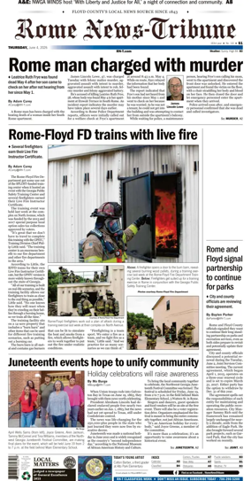 Cover of Rome News-Tribune