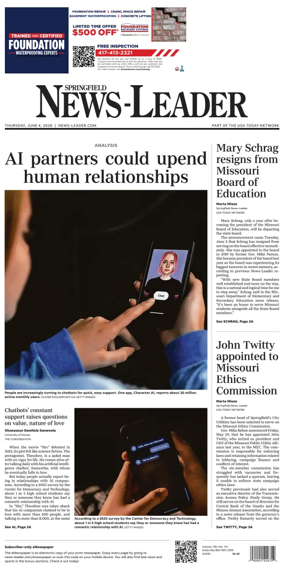 Cover of Springfield News-Leader
