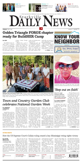 Cover of Starkville Daily News