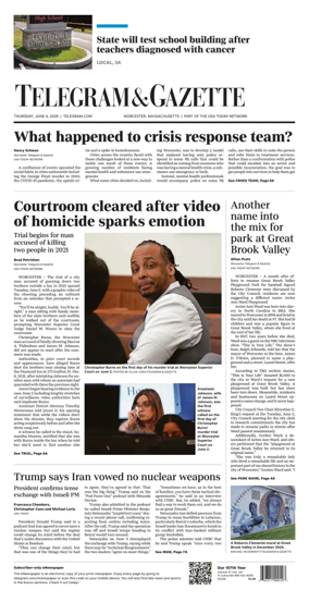 Cover of Telegram & Gazette