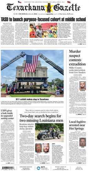 Cover of Texarkana Gazette