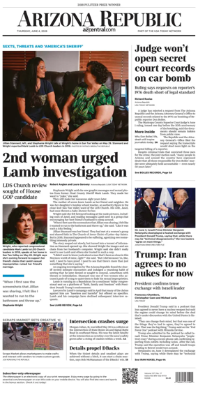 Cover of The Arizona Republic