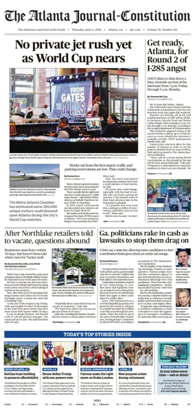 Cover of The Atlanta Journal-Constitution