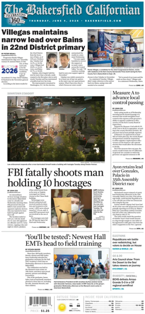 Cover of The Bakersfield Californian