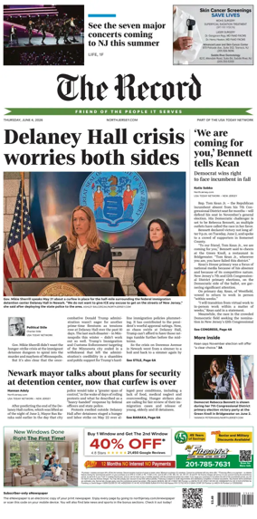 Cover of The Bergen Record