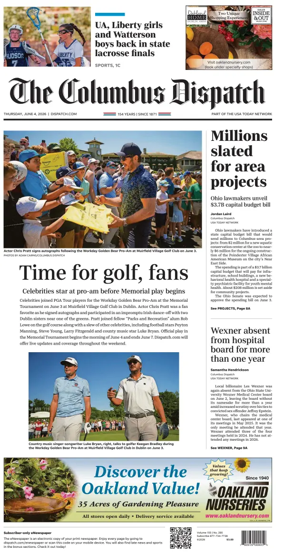 Cover of The Columbus Dispatch