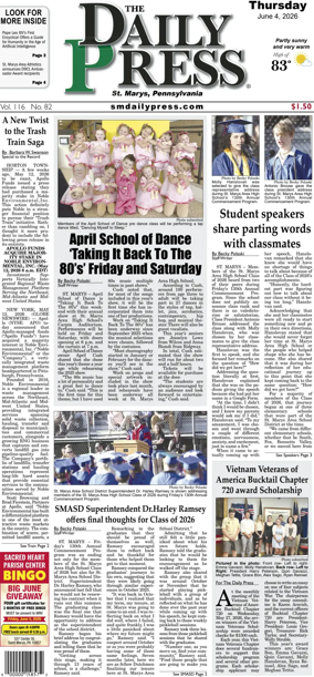 Cover of The Daily Press